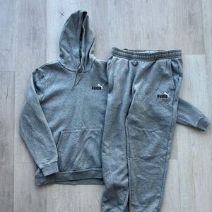 Puma Men’s Tracksuit Grey Large